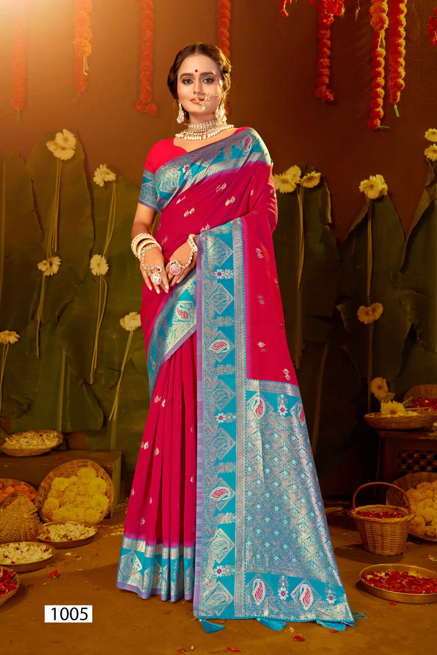 Saroj Ramayan Silk Vol 1 Festive Wear Silk Saree Collection